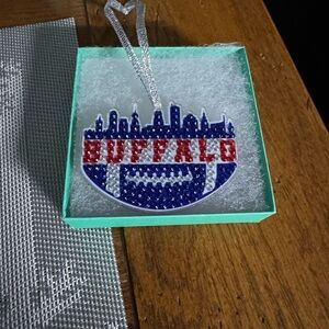 Buffalo Football Skyline Ornament
